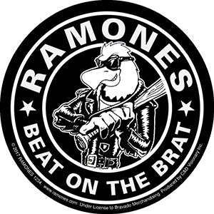 Ramones Beat On The Brat 4" Round Sticker - 6 pc prepack