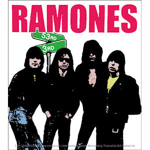 Ramones 53rd  3rd 4"x4.5" Sticker - 6 pc prepack
