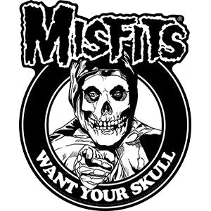 Misfits Want Your Skull 4"x5" Sticker - 6 pc prepack