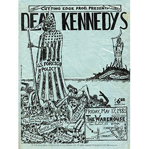 Dead Kennedys Concert Poster 3.75"x5" Sticker - 6 pc prepack