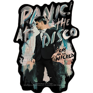 Panic At The Disco City 3.8"x5.4" Sticker - 6 pc prepack