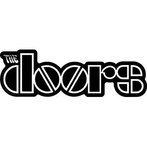 The Doors Logo 6"x2" Sticker - 6 pc prepack