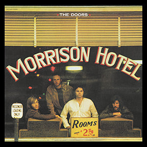 The Doors Morrison Hotel Album Cover 4"x4" Sticker - 6 pc prepack