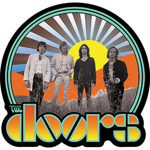The Doors Waiting For The Sun 4.3"x4.5" Sticker - 6 pc prepack