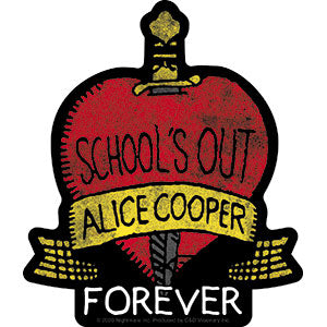Alice Cooper School's Out Forever 4.3"x5" Sticker - 6 pc prepack