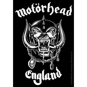 Motorhead England 3.5"x5" Sticker - 6 pc prepack