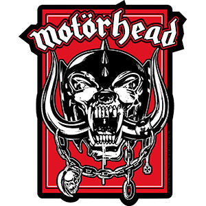 Motorhead Warpig in Red 4.1"x5" Sticker - 6 pc prepack