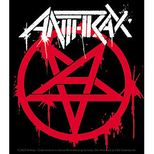 Anthrax Masters Logo 4.4"x5" Sticker - 6 pc prepack