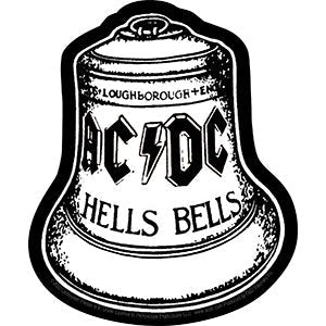 AC/DC Hells Bells 4.1"x5" Sticker - 6 pc prepack
