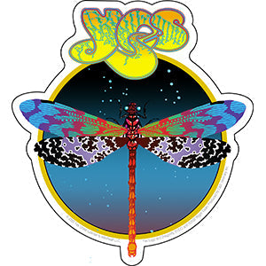 Yes Dragonfly 4.5"x5" Sticker - 6 pc prepack