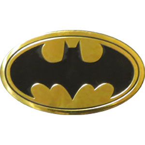 DC Comics Originals Batman Logo 3.5" Metal Sticker - 6 pc prepack
