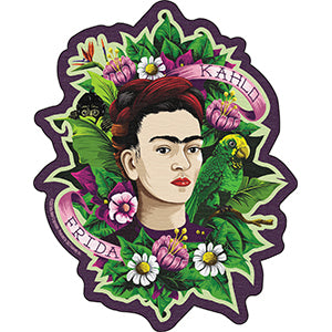 Frida Kahlo Plants + Animals 4"x5" Sticker - 6 pc prepack