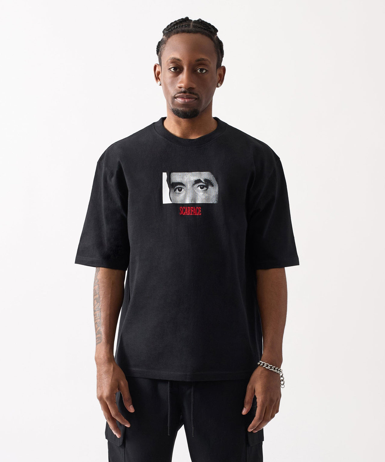 Plus Size Scarface The Eyes Short Sleeve T-Shirt