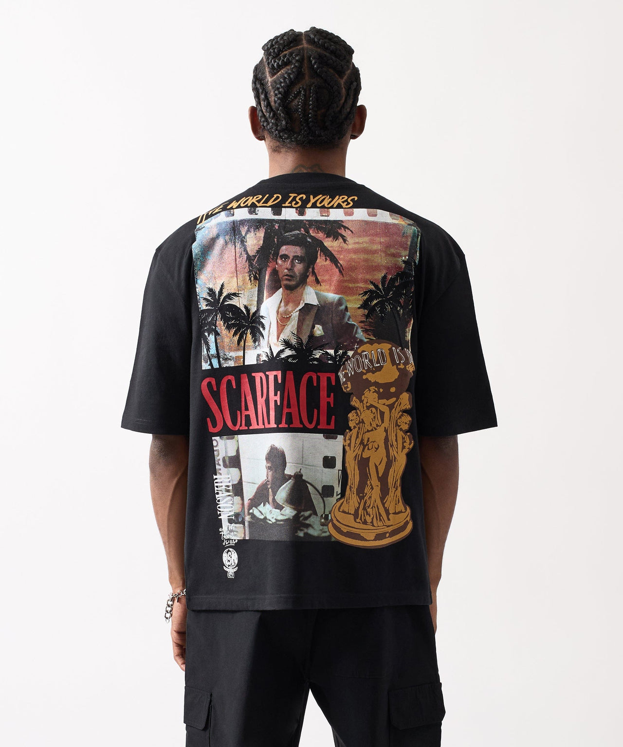 Plus Size Scarface The Eyes Short Sleeve T-Shirt