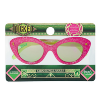 Thumbnail for Kids Arkaid Wicked Movie Pink and Green Glitter Cateye- 3 pc prepack ($4.00 EACH)