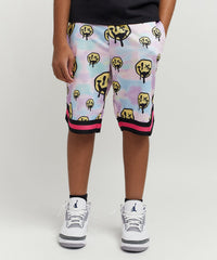 Thumbnail for Trippy Mesh Kids Shorts