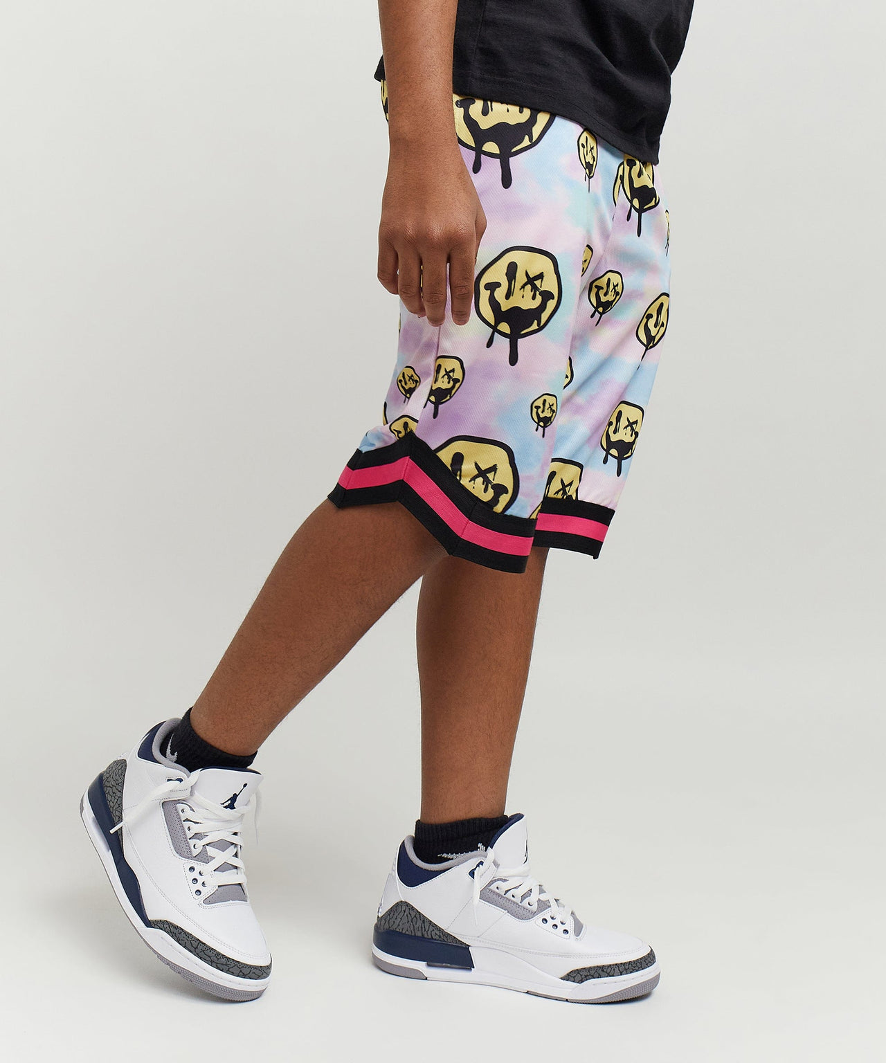 Trippy Mesh Kids Shorts