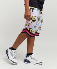 Thumbnail for Trippy Mesh Kids Shorts