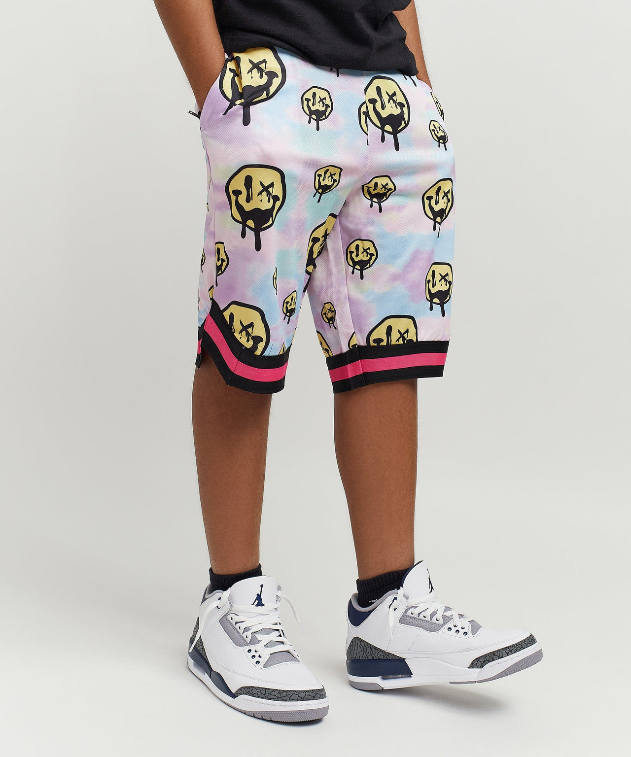 Trippy Mesh Kids Shorts