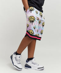 Thumbnail for Trippy Mesh Kids Shorts