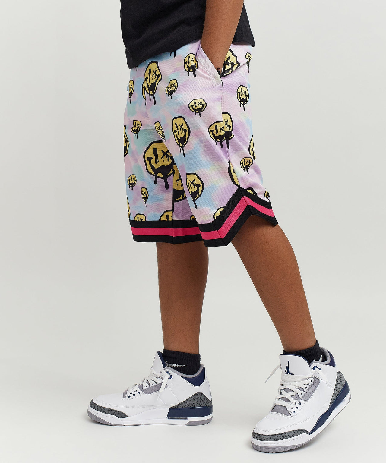 Trippy Mesh Kids Shorts