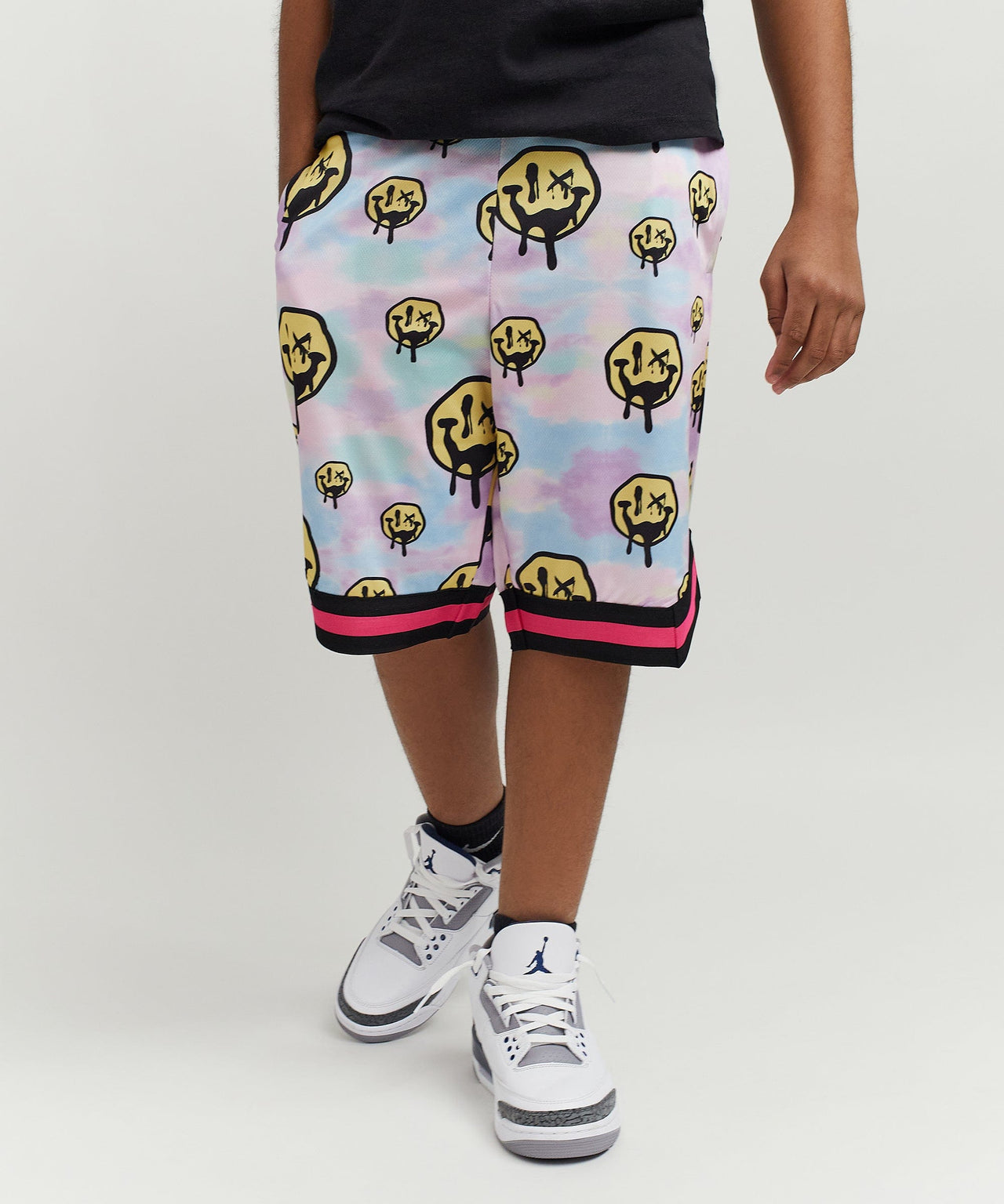 Trippy Mesh Kids Shorts