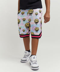 Thumbnail for Trippy Mesh Kids Shorts
