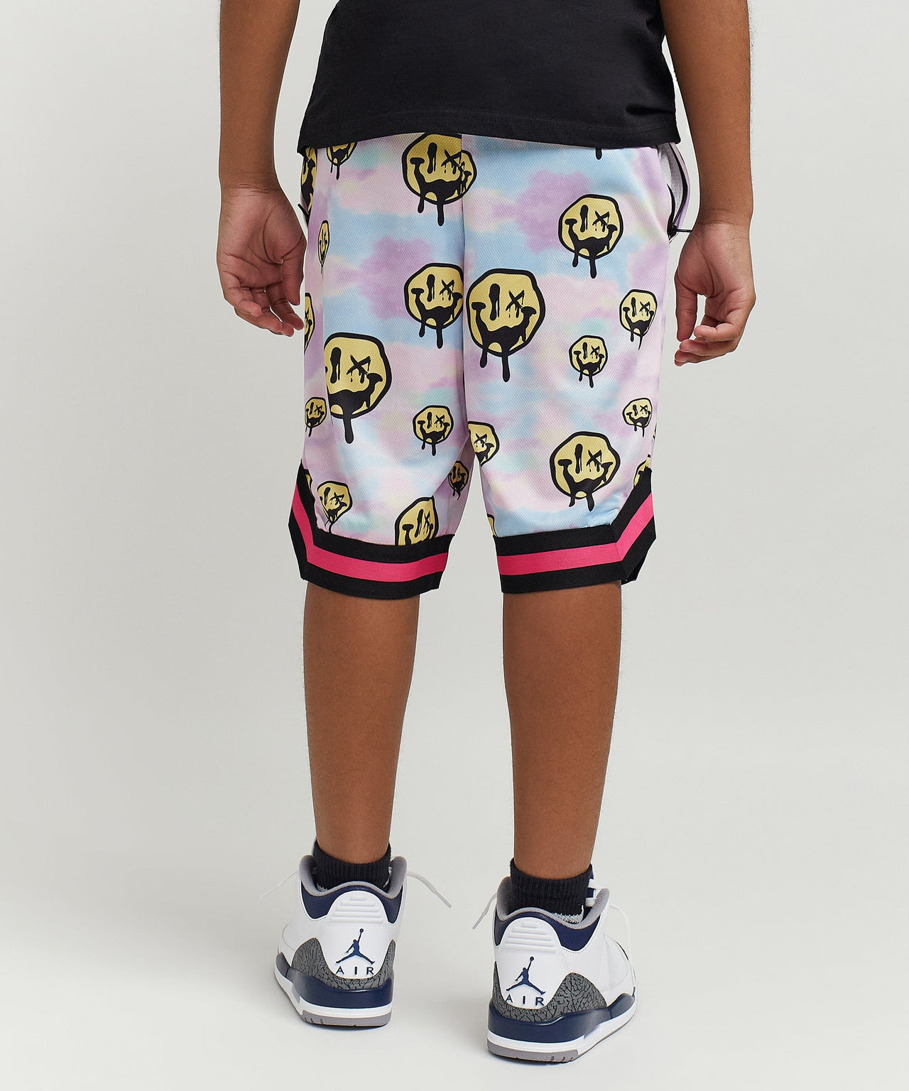 Trippy Mesh Kids Shorts