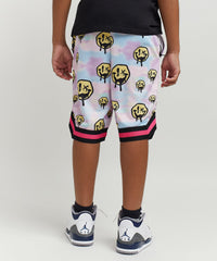 Thumbnail for Trippy Mesh Kids Shorts