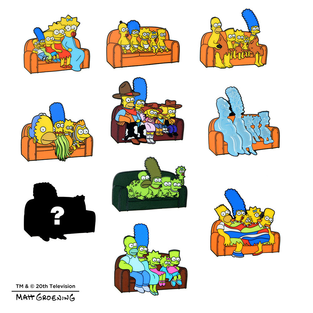 The Simpsons – Couch Gag Blind Box Enamel Pin Series