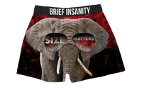 Thumbnail for BRIEF INSANITY Elephant Size Matters Boxer Shorts