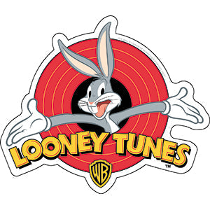 Looney Tunes Bugs Bunny Old School 5"x4.2" Sticker - 6 pc prepack