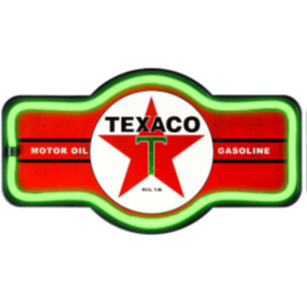 TEXACO RED - 17X9 MARQUEE LED ROPE SIGN - (2 PC PPK - $14.25 EACH)