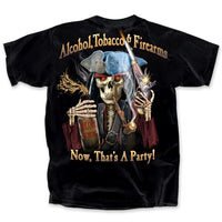 Thumbnail for Pirate Alcohol Tobacco Firearms T-Shirt