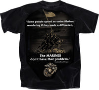 Thumbnail for Talking Tops Marines Make Difference T-Shirt