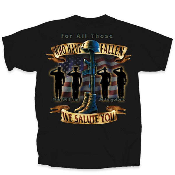 Military Salute to Fallen T-Shirt