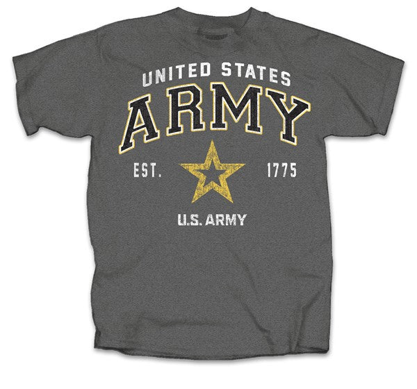 Military Vintage Block Army Ega T-Shirt