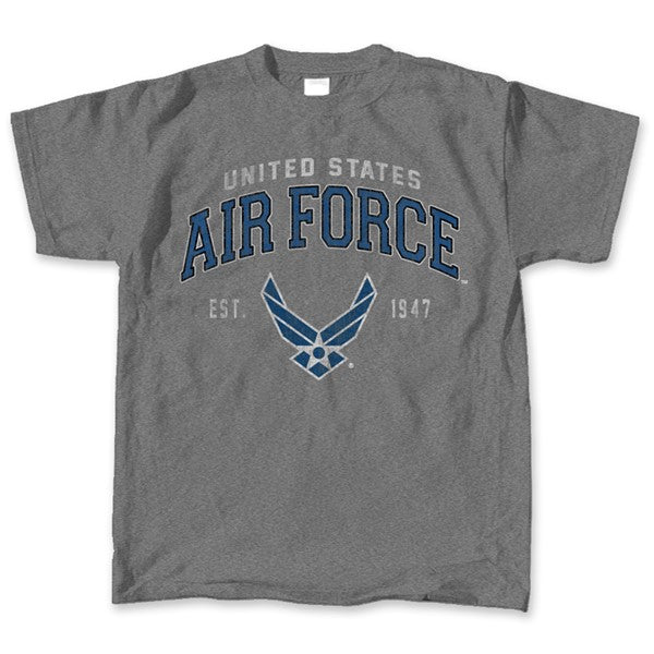 Military Vintage Block Af Wings T-Shirt