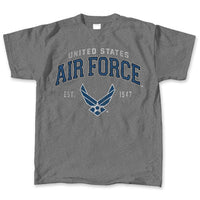 Thumbnail for Military Vintage Block Af Wings T-Shirt
