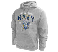 Thumbnail for Military Vintage Block Navy Adult Hood