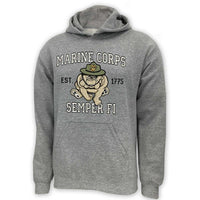 Thumbnail for Marines Retro Logo Adult Hood