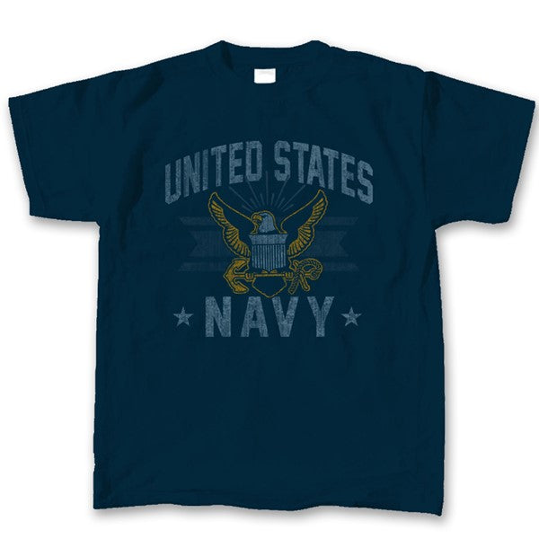 Military Vintage Navy Emblem T-Shirt