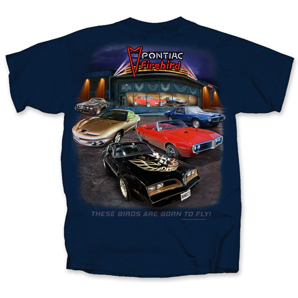 Pontiac 5 Firebirds Showroom T-Shirt