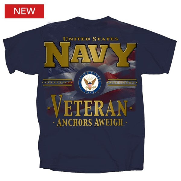 Military Navy Vet Star Band T-Shirt