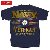 Thumbnail for Military Navy Vet Star Band T-Shirt