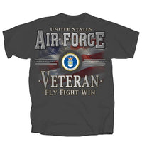 Thumbnail for Military Air Force Veteran Star Band T-Shirt