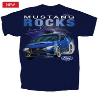 Thumbnail for Ford Mustang Rocks With Guitar T-Shirt
