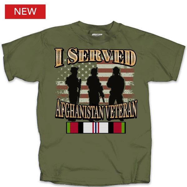 Military I Served Afghanistan Veteran T-Shirt