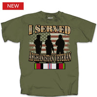 Thumbnail for Military I Served Afghanistan Veteran T-Shirt