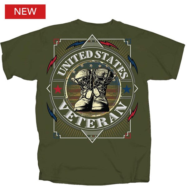 Military Veteran Boots T-Shirt